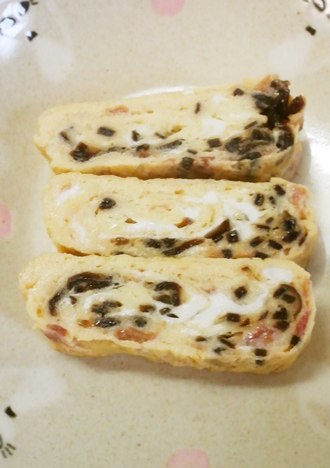 梅と塩昆布の卵焼き-レシピのメイン写真