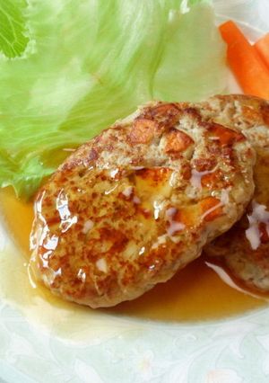 減塩！ふわっ、つるっ…？豆腐ハンバーグ-レシピのメイン写真
