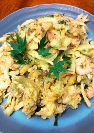 野菜たっぷり・色鮮やか八宝かき揚げ-レシピのメイン写真