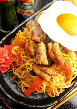 横濱ホルモン工房のホルモン焼きそば-レシピのメイン写真