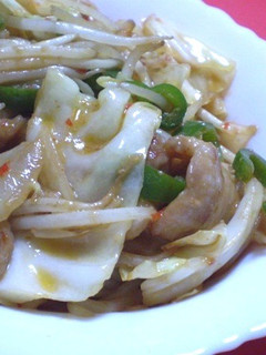 豚肉と野菜のピリ辛味噌炒め-レシピのメイン写真