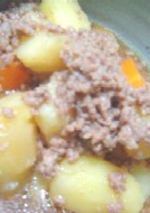 そぼろ肉じゃが-レシピのメイン写真