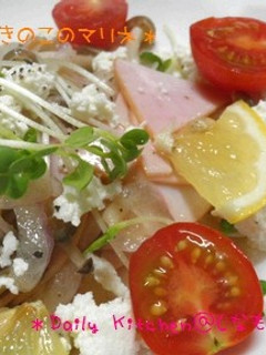 *ハムときのこのマリネ*レモン風味-レシピのメイン写真