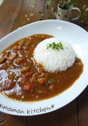 野菜たっぷり♡トマトチキンカレー-レシピのメイン写真