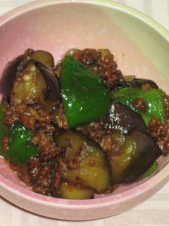 ナスの肉味噌炒め-レシピのメイン写真