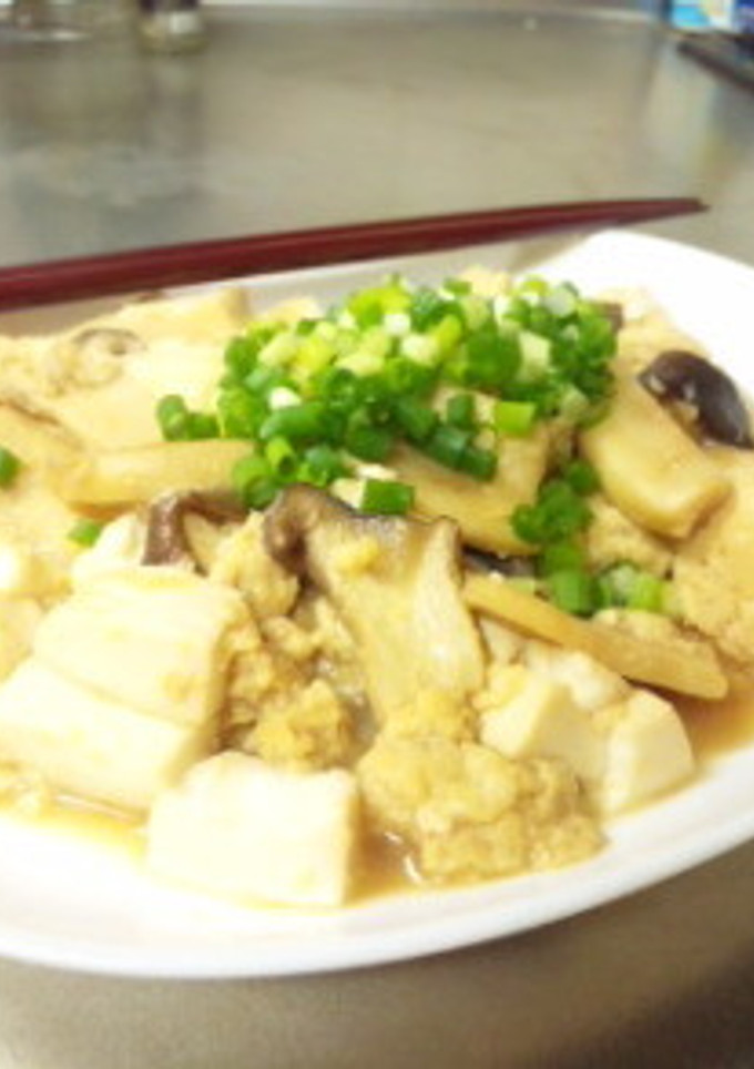 エリンギと豆腐の卵とじ✿-レシピのメイン写真