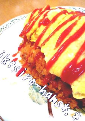残り物で簡単！オムライス-レシピのメイン写真