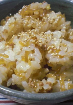 糸こんにゃく＆挽き肉そぼろの混ぜご飯-レシピのメイン写真