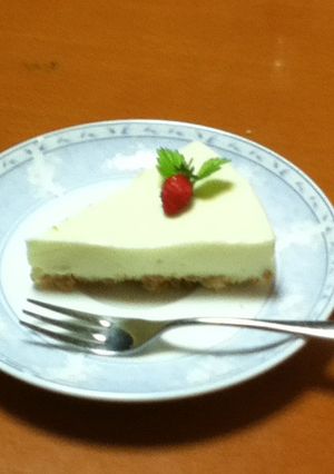 酸味ひかえめ☆簡単レアチーズケーキ-レシピのメイン写真