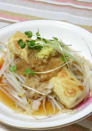 とうふちくわのおろしソテーもやし添え-レシピのメイン写真