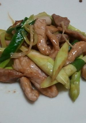 アスパラと豚肉のオイスターソース炒め-レシピのメイン写真