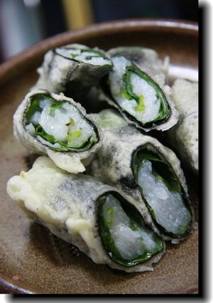 えごまの葉天-レシピのメイン写真
