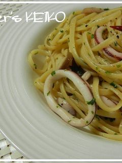 イカとエリンギのスパゲティ-レシピのメイン写真