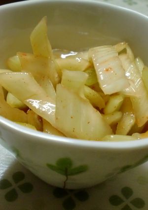 簡単☆セロリのポン酢キムチ-レシピのメイン写真