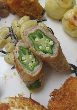 オクラの豚肉巻きの焼き漬け-レシピのメイン写真