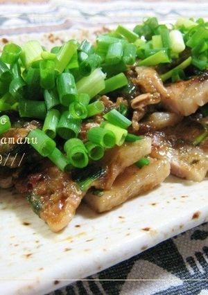 免疫アップ☆豚の磯焼きねぎ風味-レシピのメイン写真