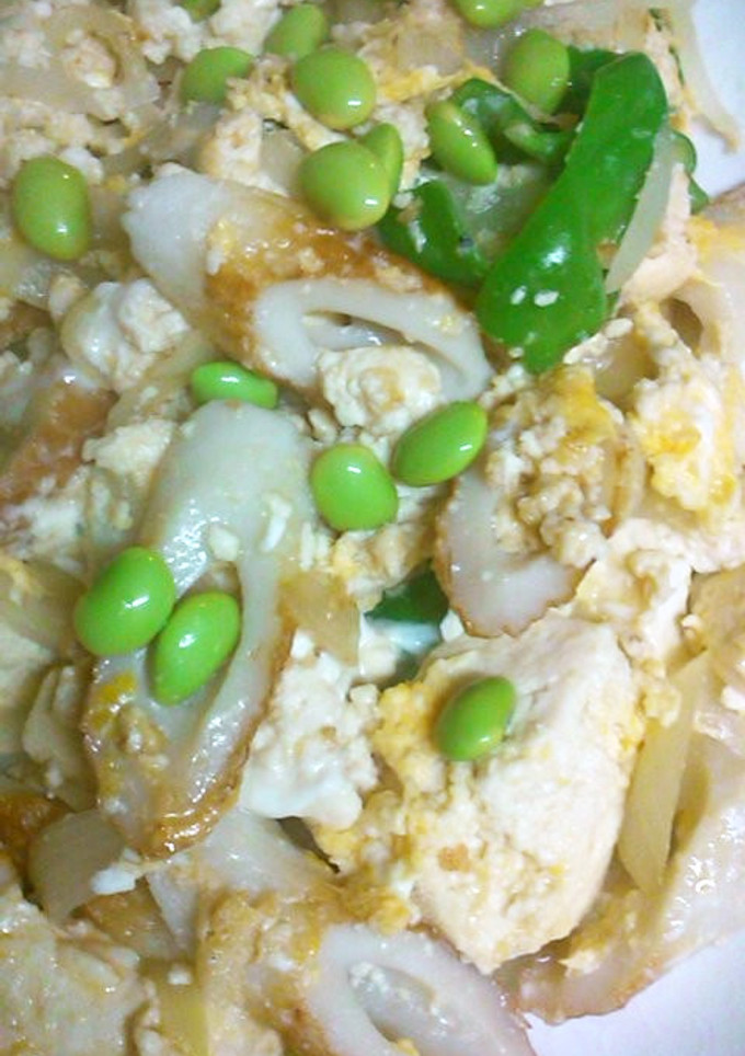 豆腐と残り野菜の炒めもの-レシピのメイン写真
