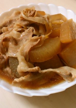 大根と豚バラ肉の煮物-レシピのメイン写真