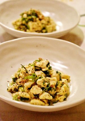 アンチョビとネギの炒り豆腐-レシピのメイン写真