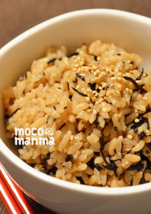 水戻し不要♪ひじきとしょうがの炊込みご飯-レシピのメイン写真