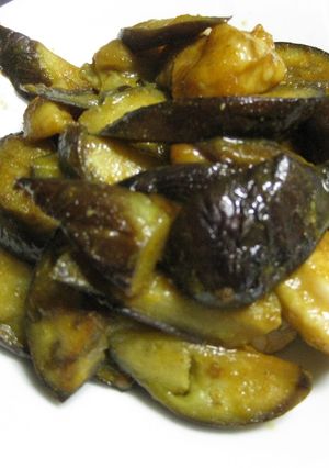 簡単!茄子と鶏肉のカレー炒め-レシピのメイン写真
