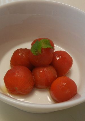 太白胡麻油で☆トマトのオイルサラダ-レシピのメイン写真