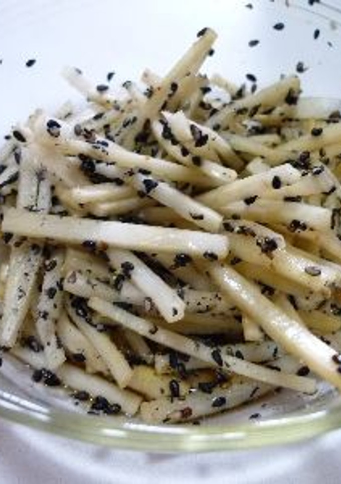 お弁当のすきまに　『大根の皮のゴマ和え』-レシピのメイン写真