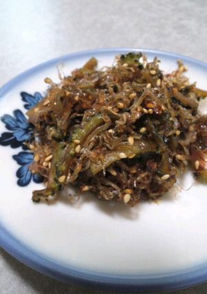 ゴーヤの佃煮-レシピのメイン写真