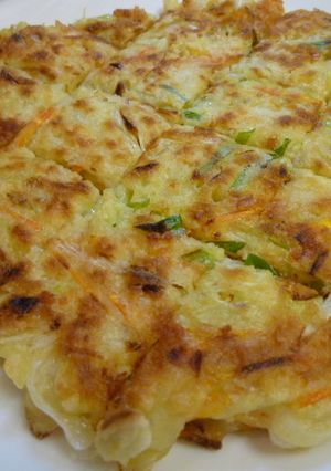 美味しいよ！残り野菜でお手軽チヂミ☆-レシピのメイン写真