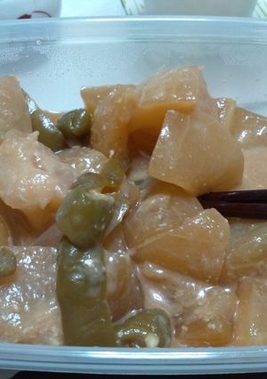 夕顔のみそ炒め(煮)-レシピのメイン写真