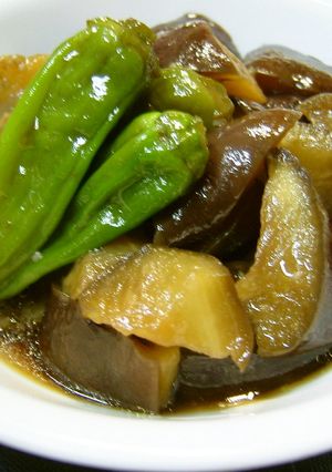 レンジで♪茄子とししとうの煮物。-レシピのメイン写真