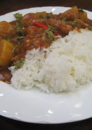 鶏肉とトマトのカレーヨーグルト仕上げ-レシピのメイン写真