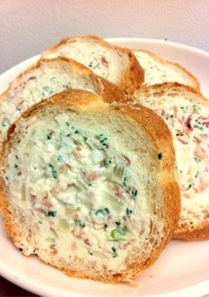 簡単！美味しい♪クリームチーズバゲット-レシピのメイン写真