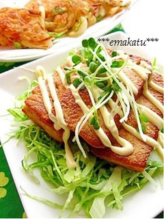主役級☆木綿豆腐の照り焼きサラダ-レシピのメイン写真