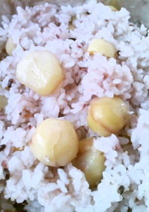 雑穀米(16穀)栗ご飯-レシピのメイン写真