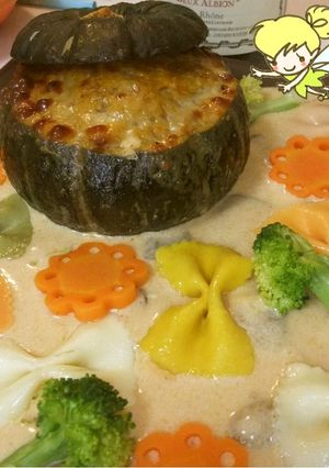 秋限定☆坊ちゃん南瓜のミートローフ*:.-レシピのメイン写真