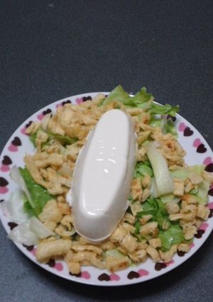 手軽で簡単！うすあげと豆腐のサラダ-レシピのメイン写真