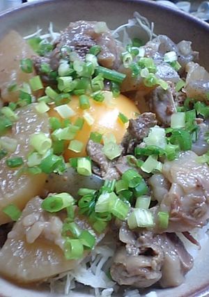 どて焼き丼-レシピのメイン写真
