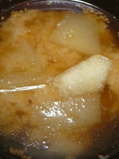 もっとおいしくなる冬瓜の味噌汁-レシピのメイン写真