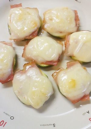 ズッキーニdeピザ-レシピのメイン写真