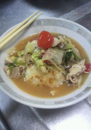 余りｺﾞﾊﾝでok!!おこげのあんかけ丼-レシピのメイン写真