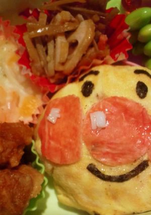 アンパンマン★オムライス弁当-レシピのメイン写真