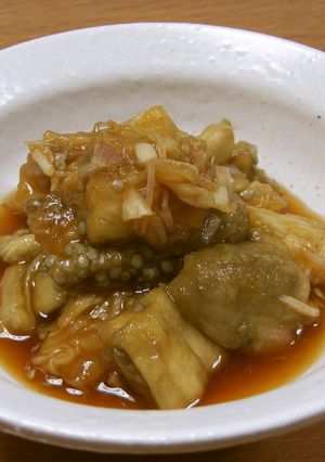 焼ナスとミョウガのさっぱりあえ-レシピのメイン写真