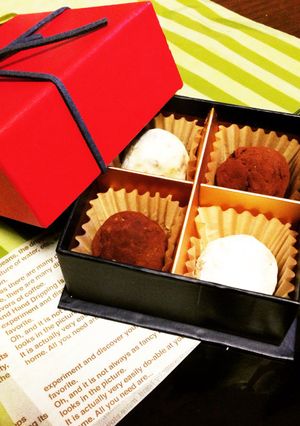 カスタードケーキで作る簡単クラムボール♪-レシピのメイン写真