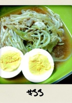 甘辛うんまい、豚キム冷麺♪-レシピのメイン写真