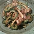 ゴーヤと豚バラの味噌マヨ炒め