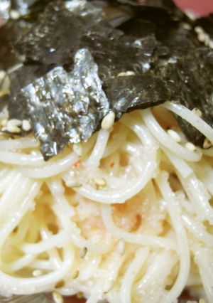 ☆ふじっ子で冷たい明太子パスタ☆-レシピのメイン写真