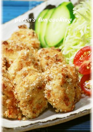 ✿鶏胸肉の粒マスタードマヨ＊パン粉焼き✿-レシピのメイン写真