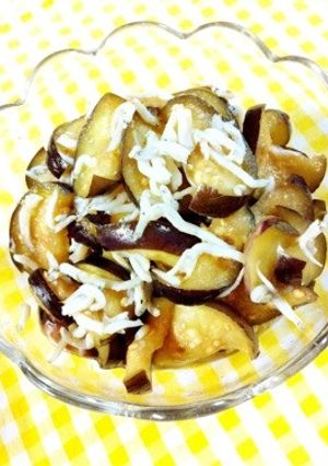 にんにく香る♥茄子としらすの和え物-レシピのメイン写真