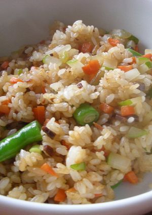 素材を味わう　にんじんチャーハン♪-レシピのメイン写真